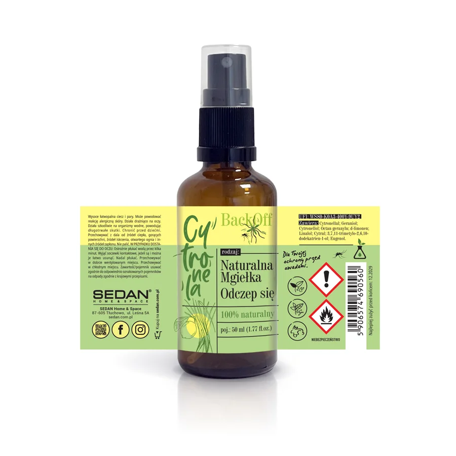 Mgiełka naturalna Cytronela "Odczep się", 50 ml — zdjęcie 2