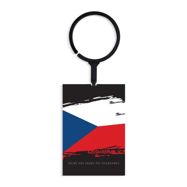 Zawieszka zapachowa FLAGA do auta, Państwa, Czechy — Sedan