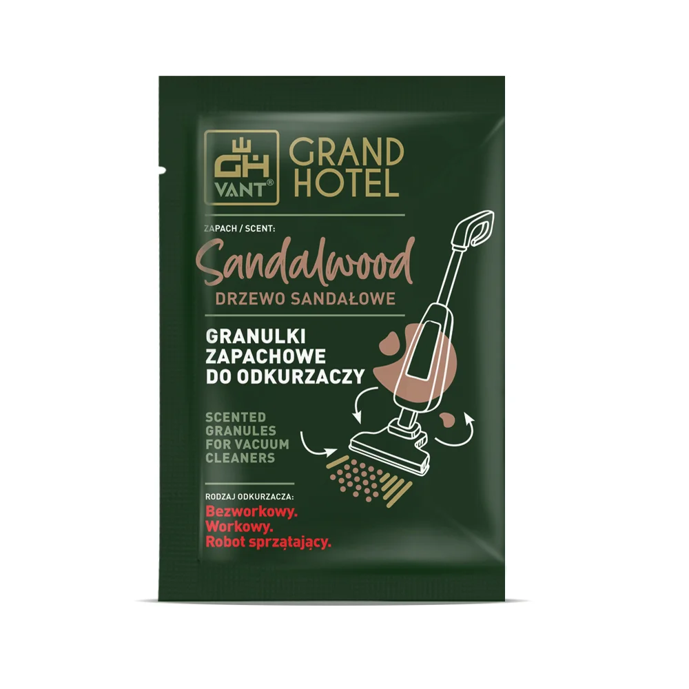 Grand Hotel Granulki zapachowe do odkurzacza 4 g, drzewo sandałowe — Sedan