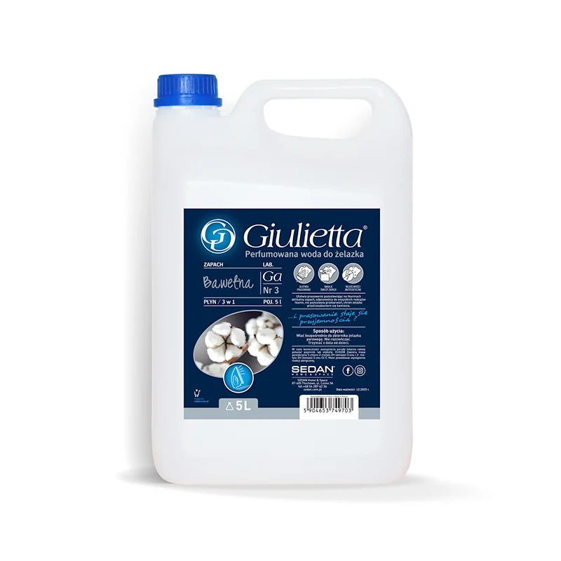 GIULIETTA Perfumowana woda do żelazka 5 L, bawełna — Sedan