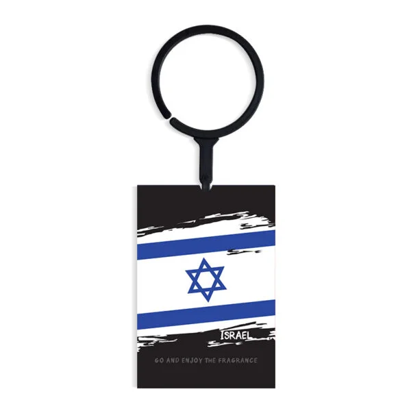 Zawieszka zapachowa FLAGA do auta, Państwa 2, Izrael — Sedan