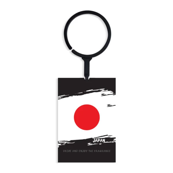 Zawieszka zapachowa FLAGA do auta, Państwa, Japonia — Sedan