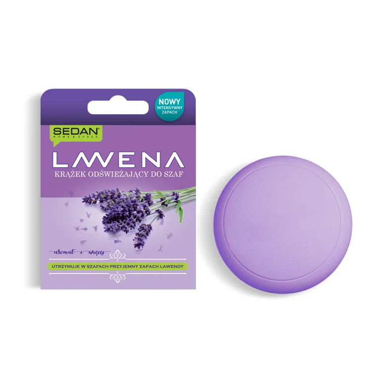 Lawendowy krążek LAVENA do szaf
