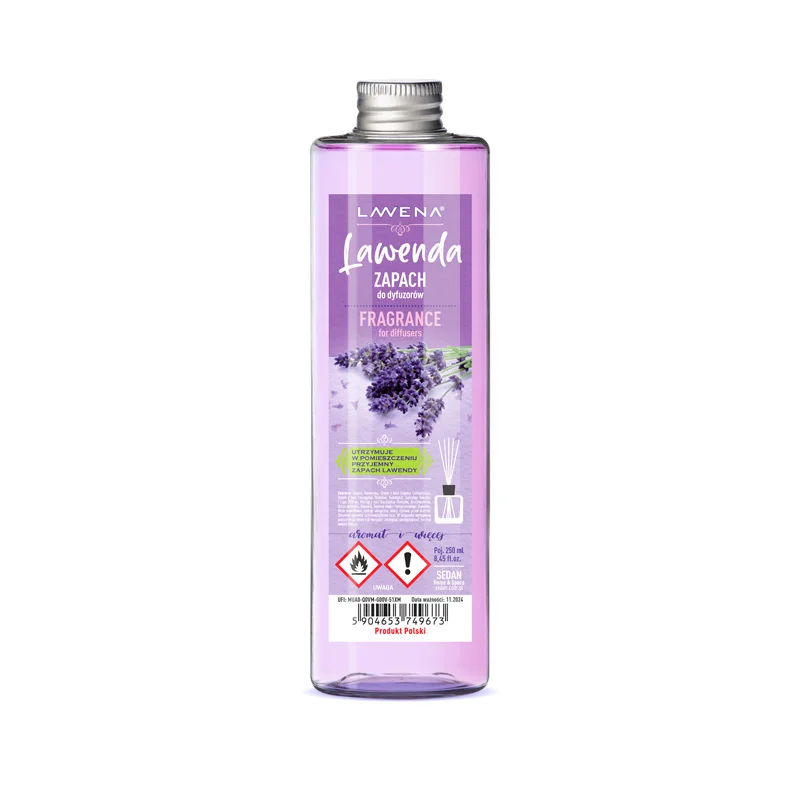 Lawendowe perfumy do wnętrz LAVENA, zapas do dyfuzora 250 ml
