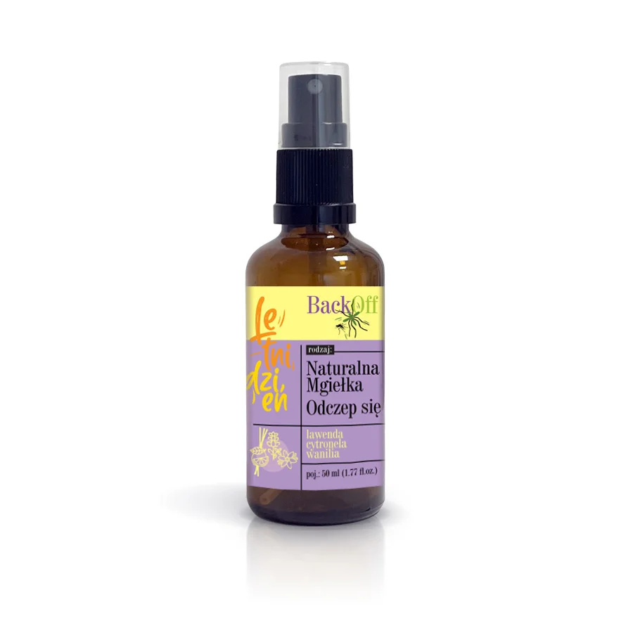 Mgiełka naturalna Cytronela, Lawenda i Wanilia "Odczep się", 50 ml