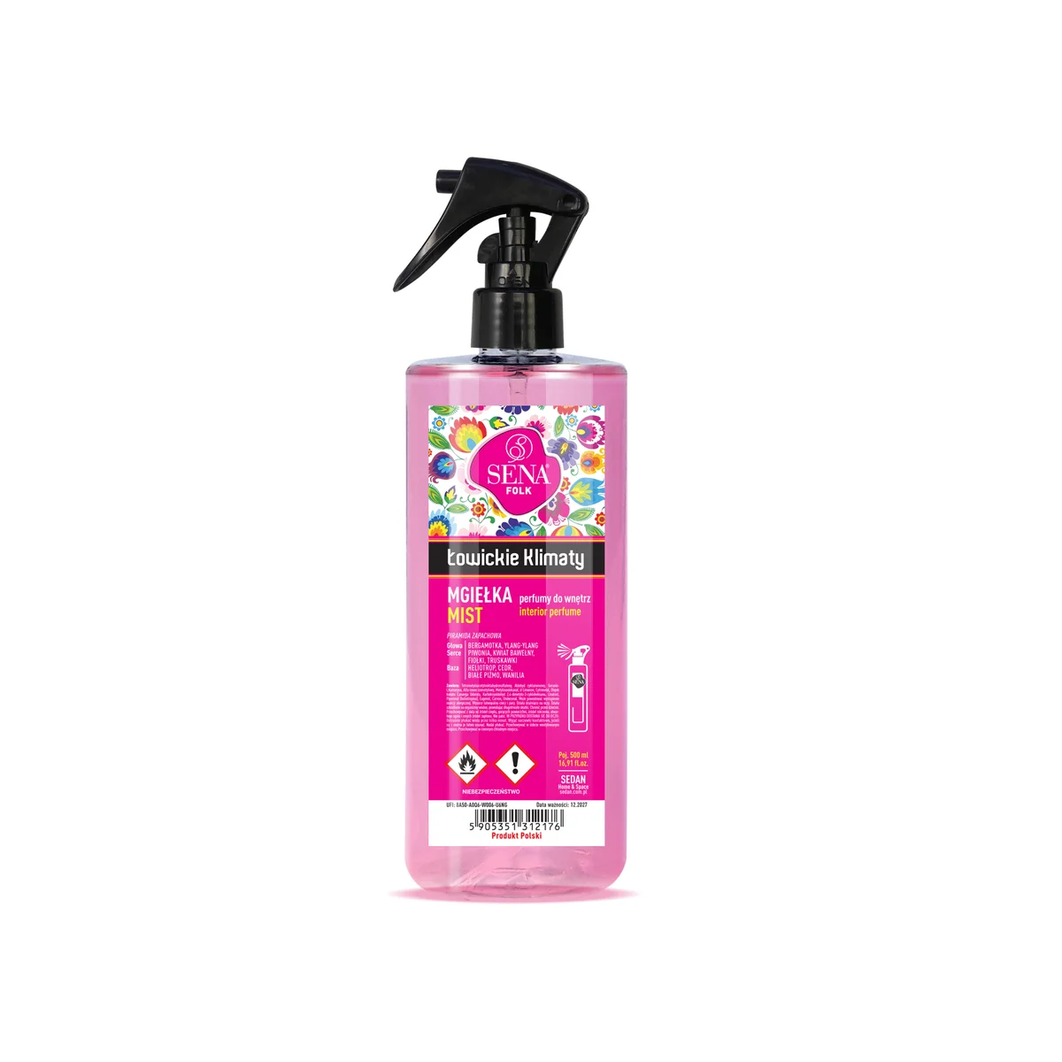 SENA FOLK Mgiełka zapachowa, 500 ml łowickie klimaty — Sedan