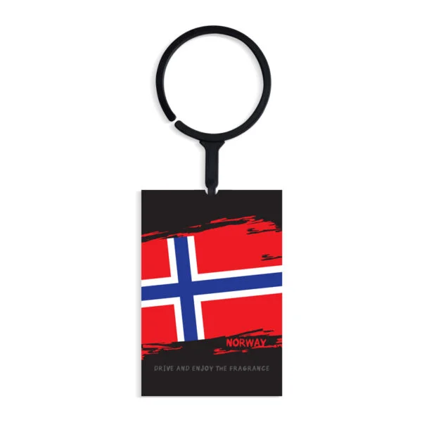 Zawieszka zapachowa FLAGA do auta, Państwa, Norwegia — Sedan