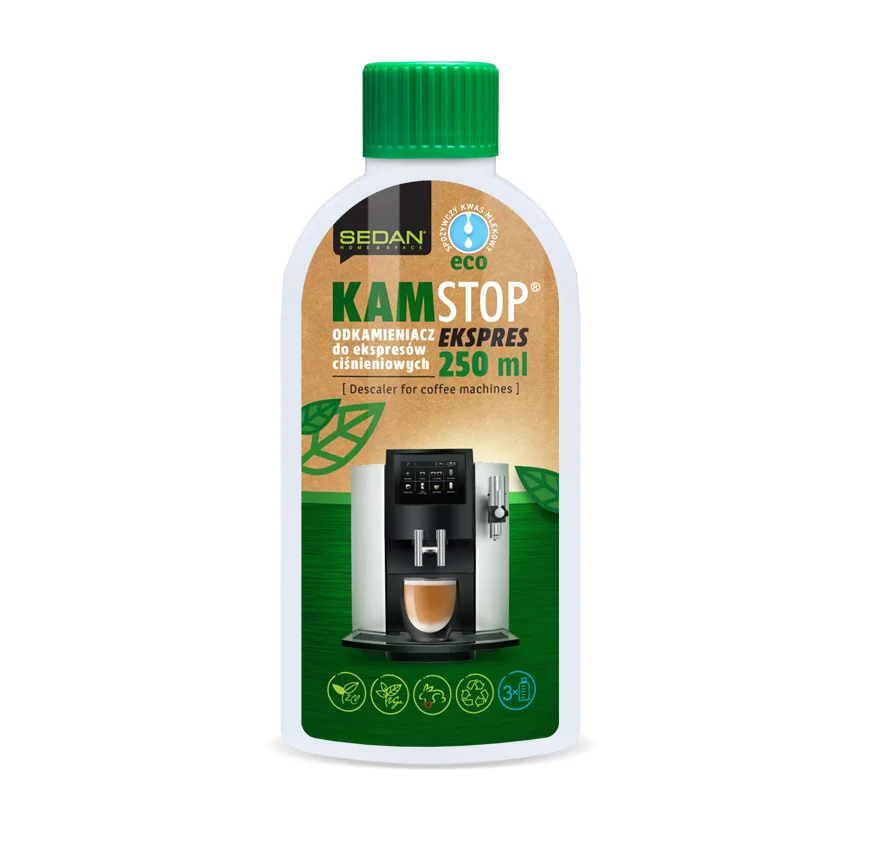 KAMSTOP Ekspres ekologiczny odkamieniacz w płynie, 250 ml — Sedan