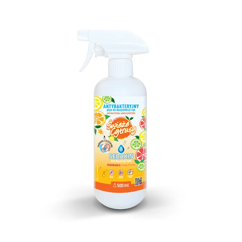 SEDAXIN Płyn do dezynfekcji rąk 500 ml, cytrusy — Sedan