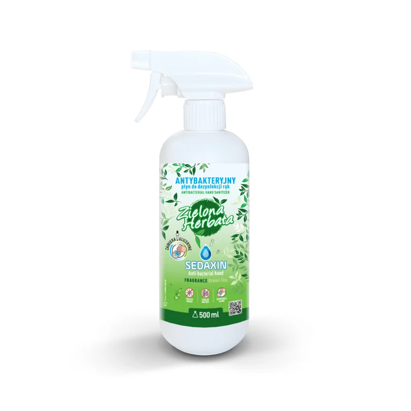 SEDAXIN Płyn do dezynfekcji rąk 500 ml, zielona herbata — Sedan