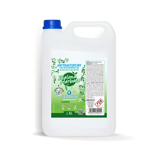 SEDAXIN Płyn do dezynfekcji rąk 5 L, zielona herbata — Sedan