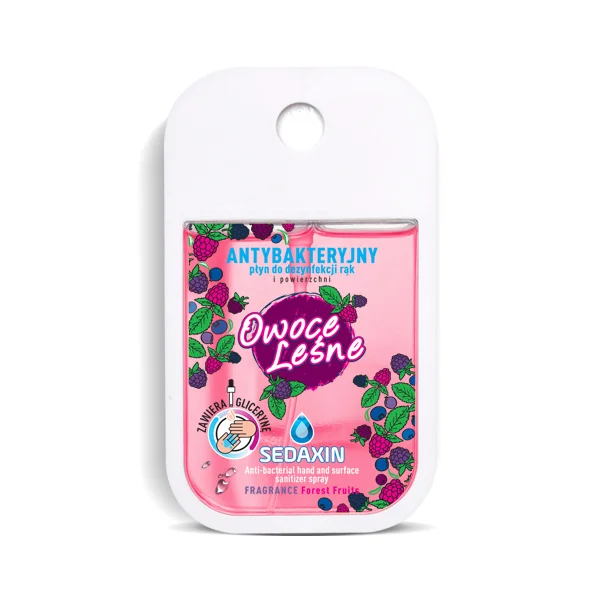 SEDAXIN Płyn do dezynfekcji rąk 43 ml, owoce leśne — Sedan