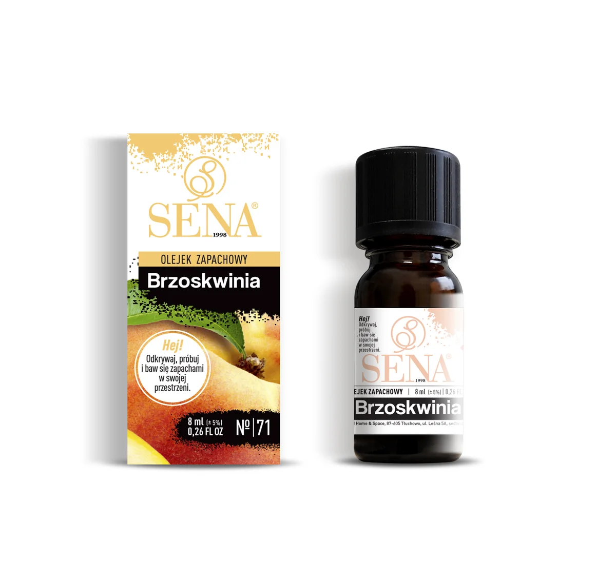 Olejek zapachowy SENA Brzoskwinia