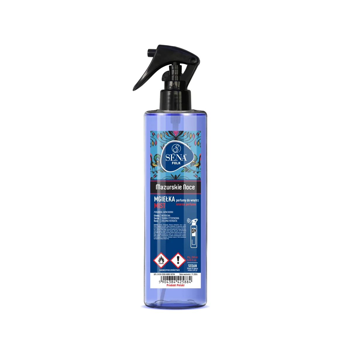 SENA FOLK Mgiełka zapachowa, 250 ml mazurskie noce — Sedan