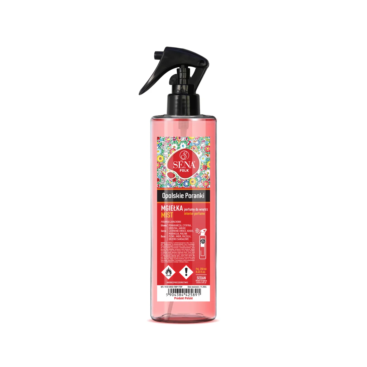 SENA FOLK Mgiełka zapachowa, 250 ml opolskie poranki — Sedan