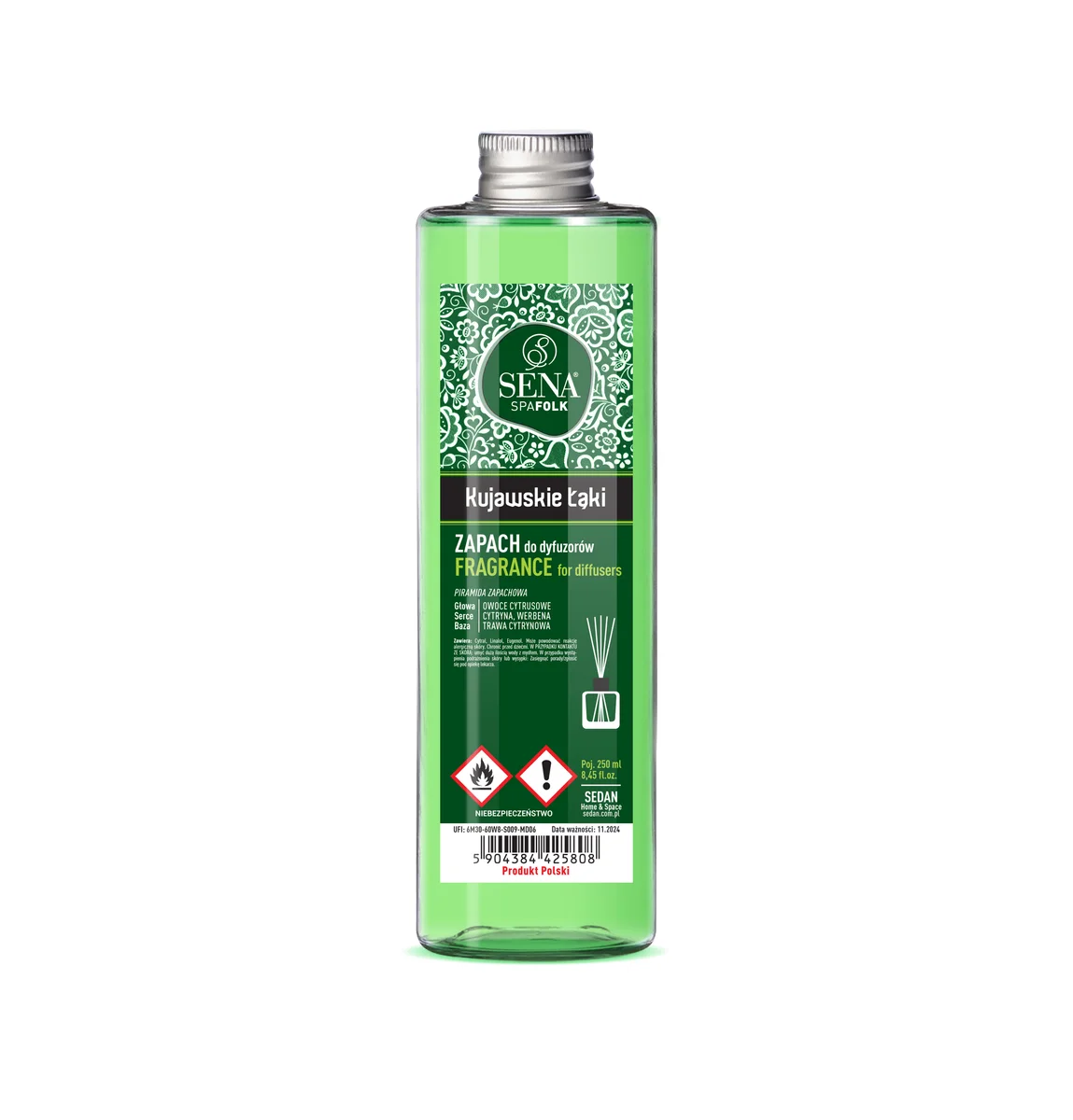 SENA FOLK Zapas do dyfuzora, 250 ml kujawskie łąki — Sedan
