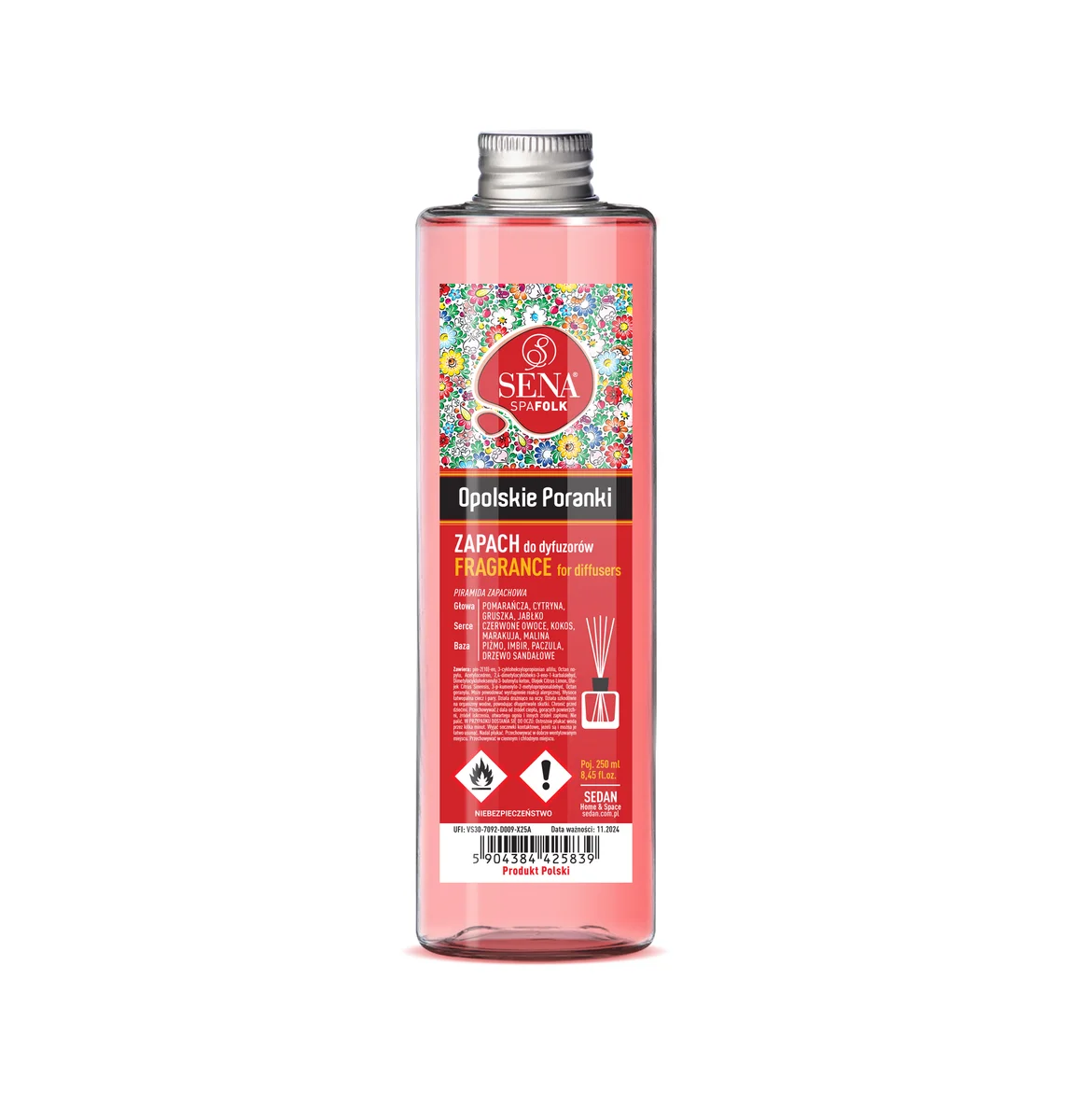 SENA FOLK Zapas do dyfuzora, 250 ml opolskie poranki — Sedan