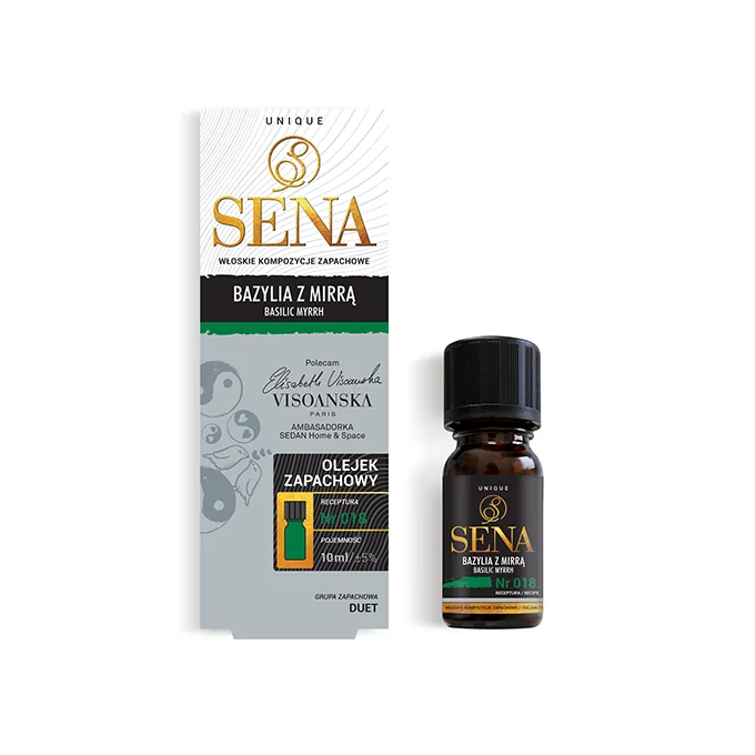 Perfumy do wnętrz SENA UNIQUE Bazylia z Mirrą