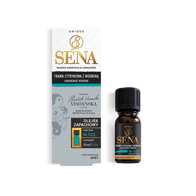 Perfumy do wnętrz SENA UNIQUE Trawa Cytrynowa z Werbeną
