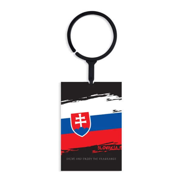 Zawieszka zapachowa FLAGA do auta, Państwa, Słowacja — Sedan