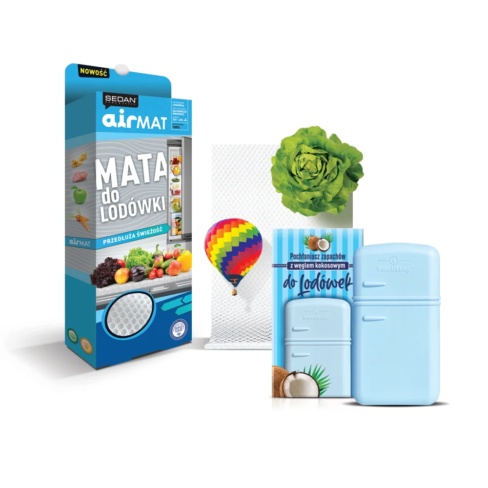 Zestaw SmellStop L + mata AirMAT do lodówki — Sedan