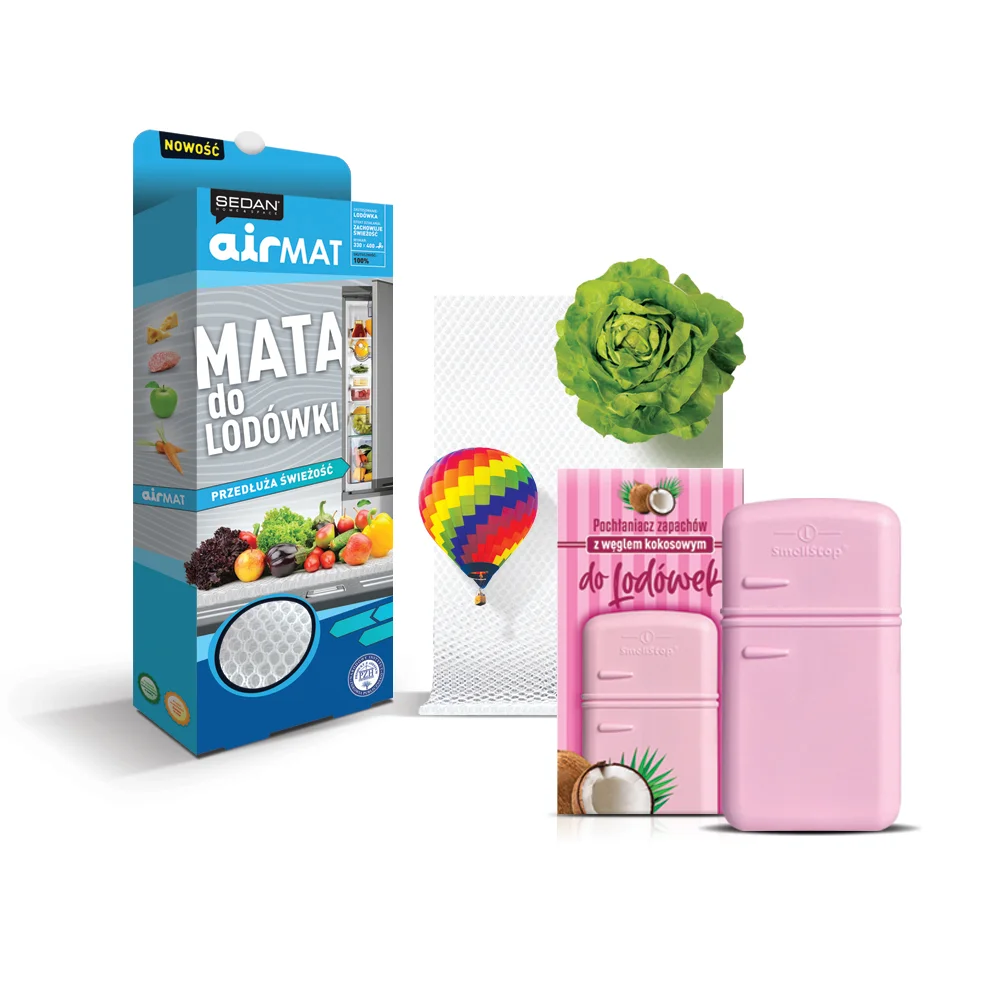 Zestaw SmellStop L + mata AirMAT do lodówki — Sedan