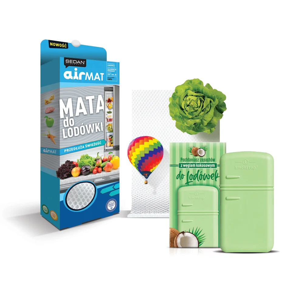 Zestaw SmellStop L + mata AirMAT do lodówki — Sedan