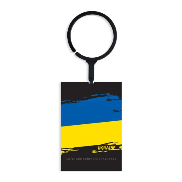 Zawieszka zapachowa FLAGA do auta, Państwa 2, Ukraina — Sedan