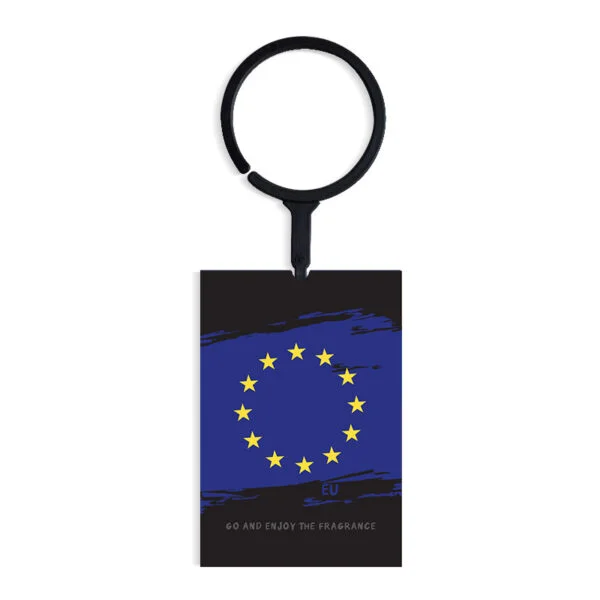 Zawieszka zapachowa FLAGA do auta, Państwa 2, Unia Europejska — Sedan