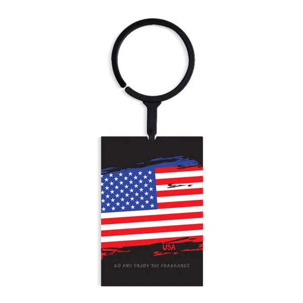 Zawieszka zapachowa FLAGA do auta, Państwa 2, USA — Sedan
